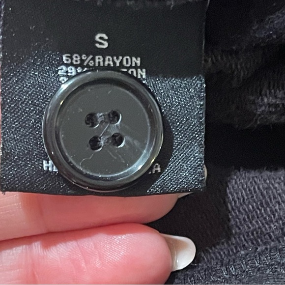 Rachel Zoe Soft Black Blazer With Front Pockets - Picture 6 of 6